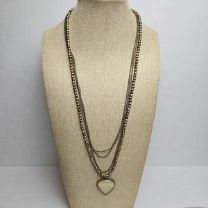 Lucky Brand Women's 4-Strand Opal-like Pendant Necklace